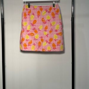 Lilly Pulitzer Pink Pleated Mini Skirt